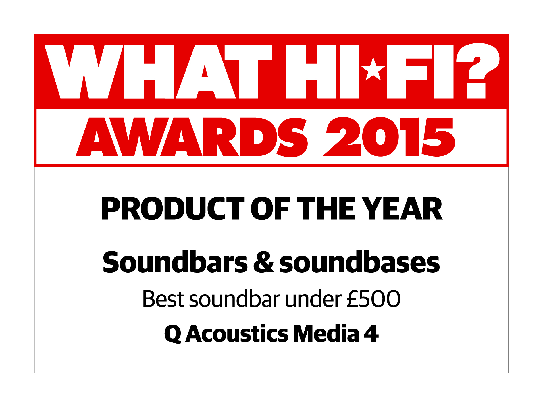 What HiFi? Product of the Year logo